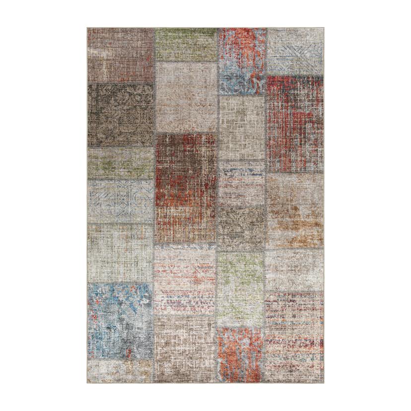 Wiltonmatta KM Carpets Amber Patch Färgglad Polyester