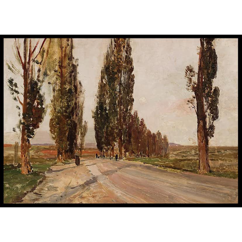 Poster Gallerix Boulevard Of Poplars Near Plankenberg By Emil Jakob Schindler