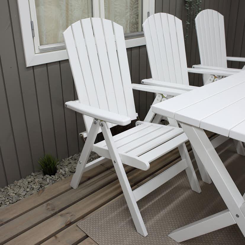 Matgrupp Baltic Garden Scottsdale 190 Med 6 Kungshamn Stolar