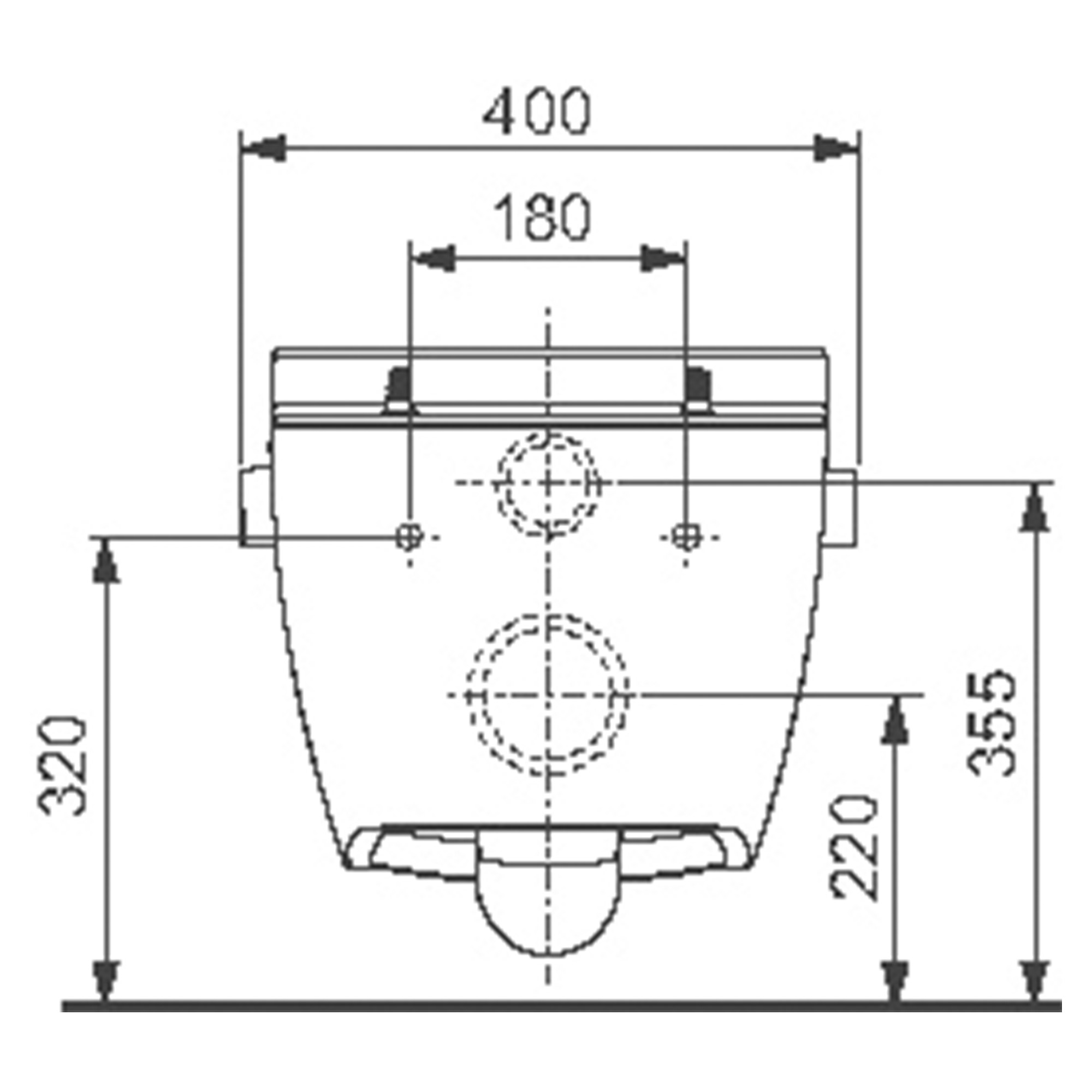 Vägghängd Duschtoalett TECE One