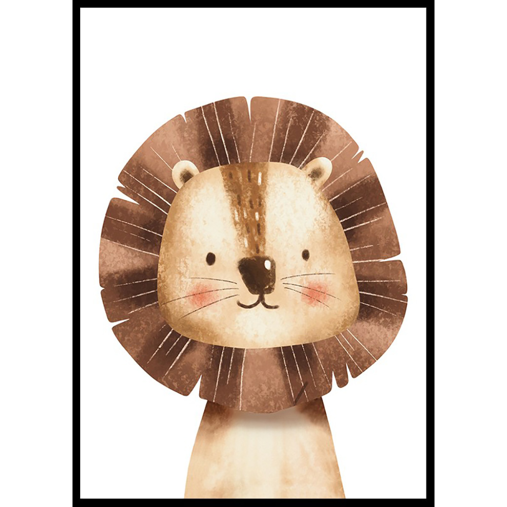 Poster Gallerix Lion Portrait