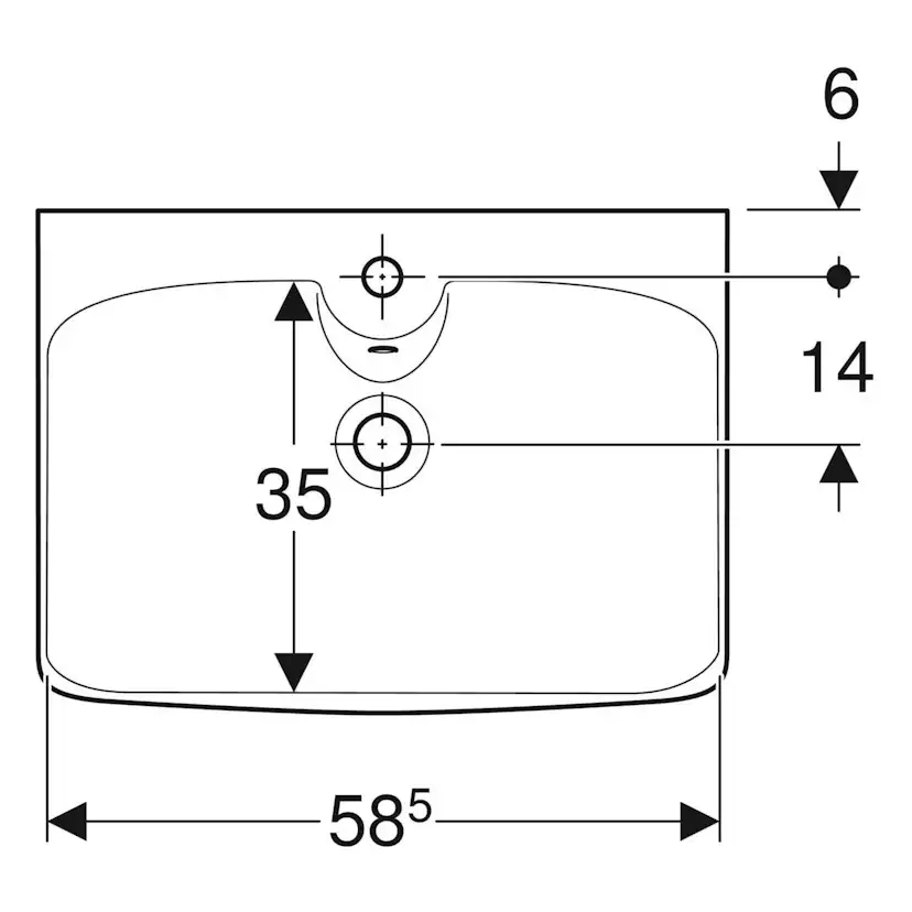 Tvättställ Ifö Vinta Art för Tvättställsskåp