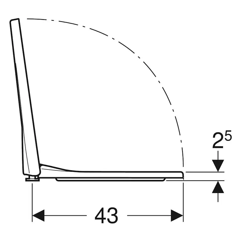 Toalettsits Ifö Pala Hårdsits