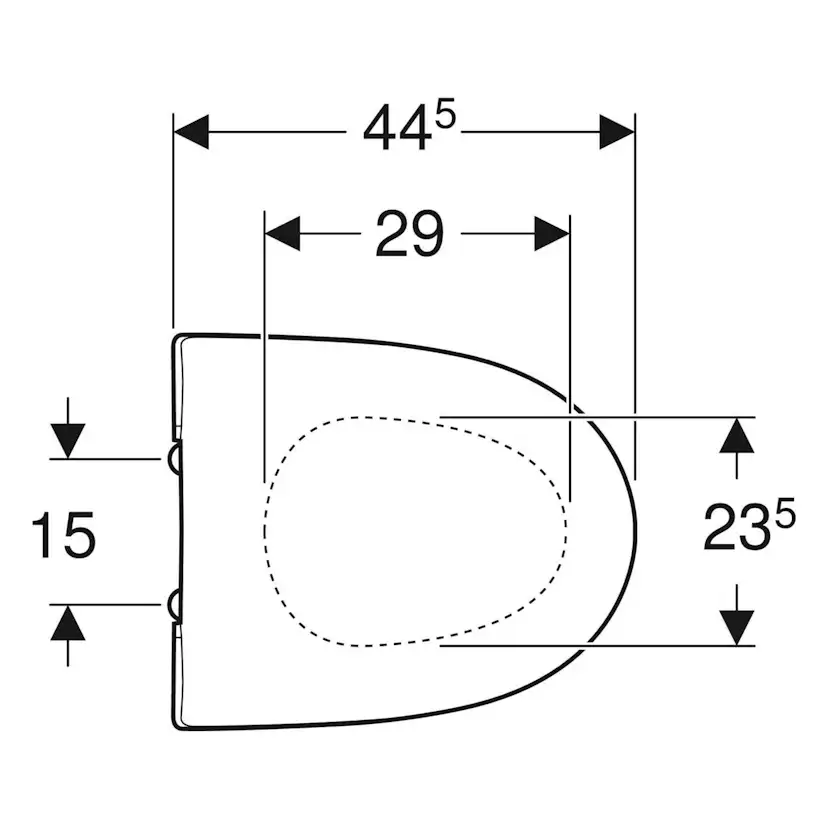 Toalettsits Ifö Pala Hårdsits