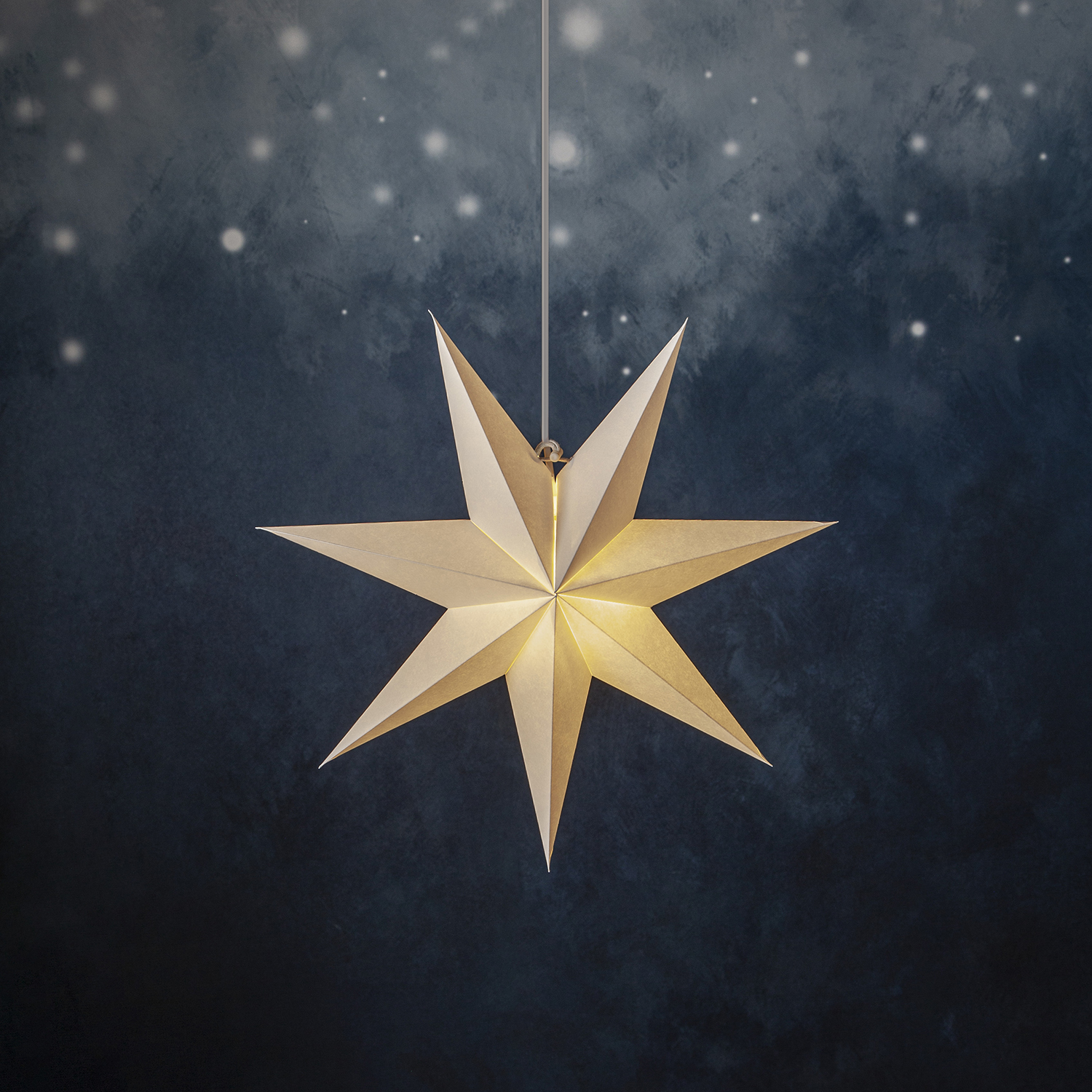 Pappersstjärna Star Trading Plain 45 cm