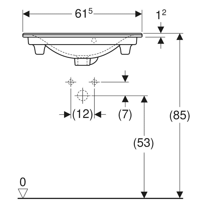 Tvättställ Ifö Elegant Kompakt