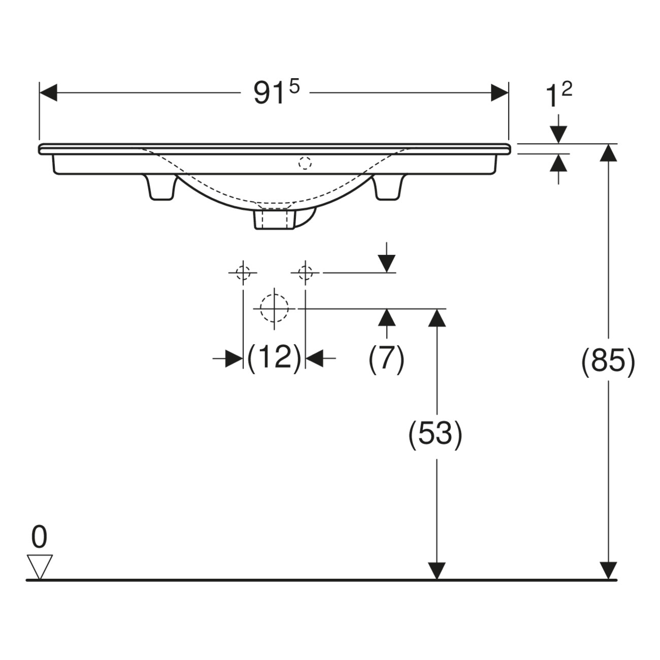 Tvättställ Ifö Elegant Kompakt