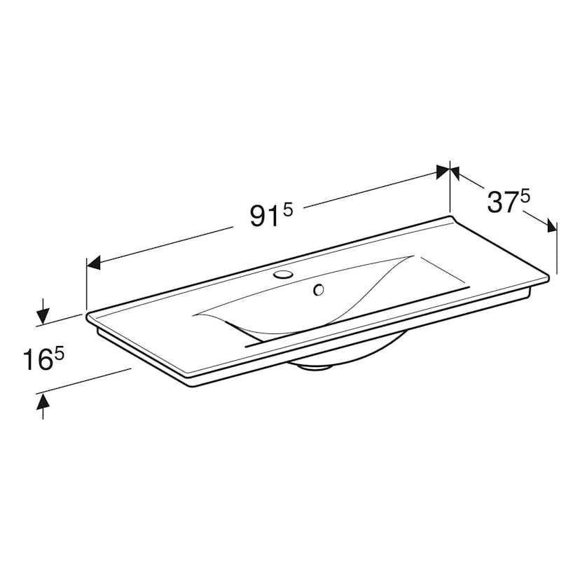 Tvättställ Ifö Elegant Kompakt