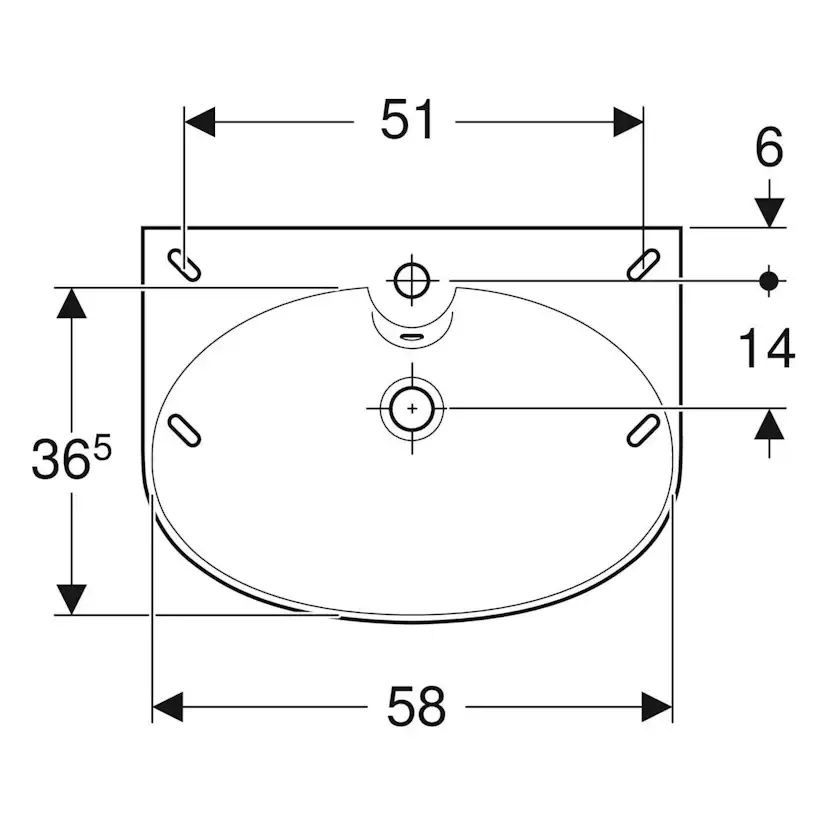 Tvättställ Ifö Vinta Porslin Rund