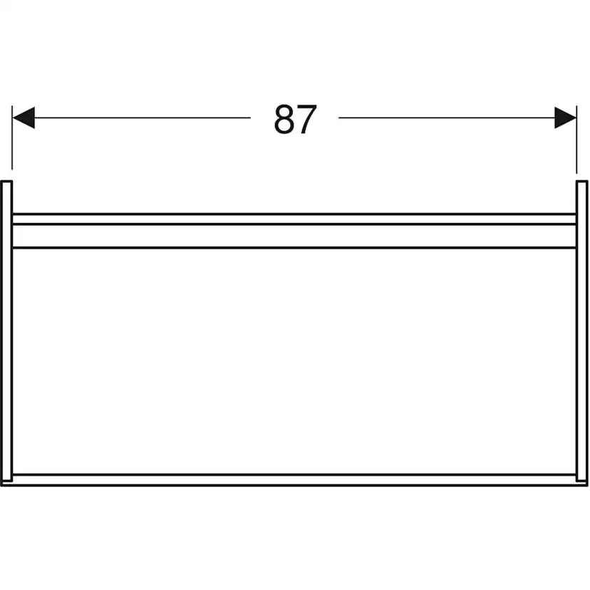 Tvättställsskåp Ifö Elegant med 2 Lådor