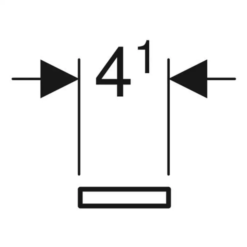 Handtag Ifö Elegant 41 mm