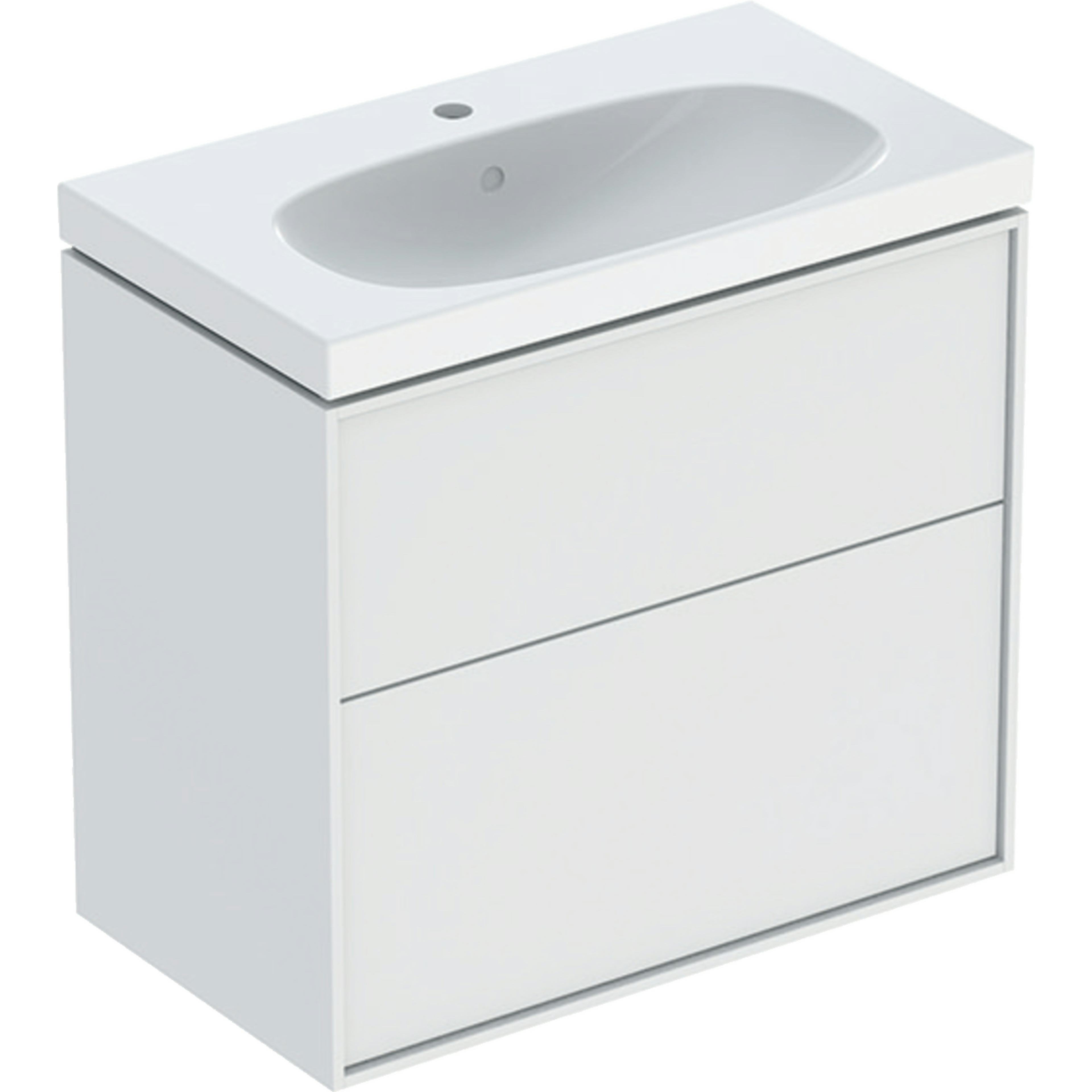 Tvättställsskåp Ifö Sense Art Kompakt 75 med Avställningsyta och 2 Lådor