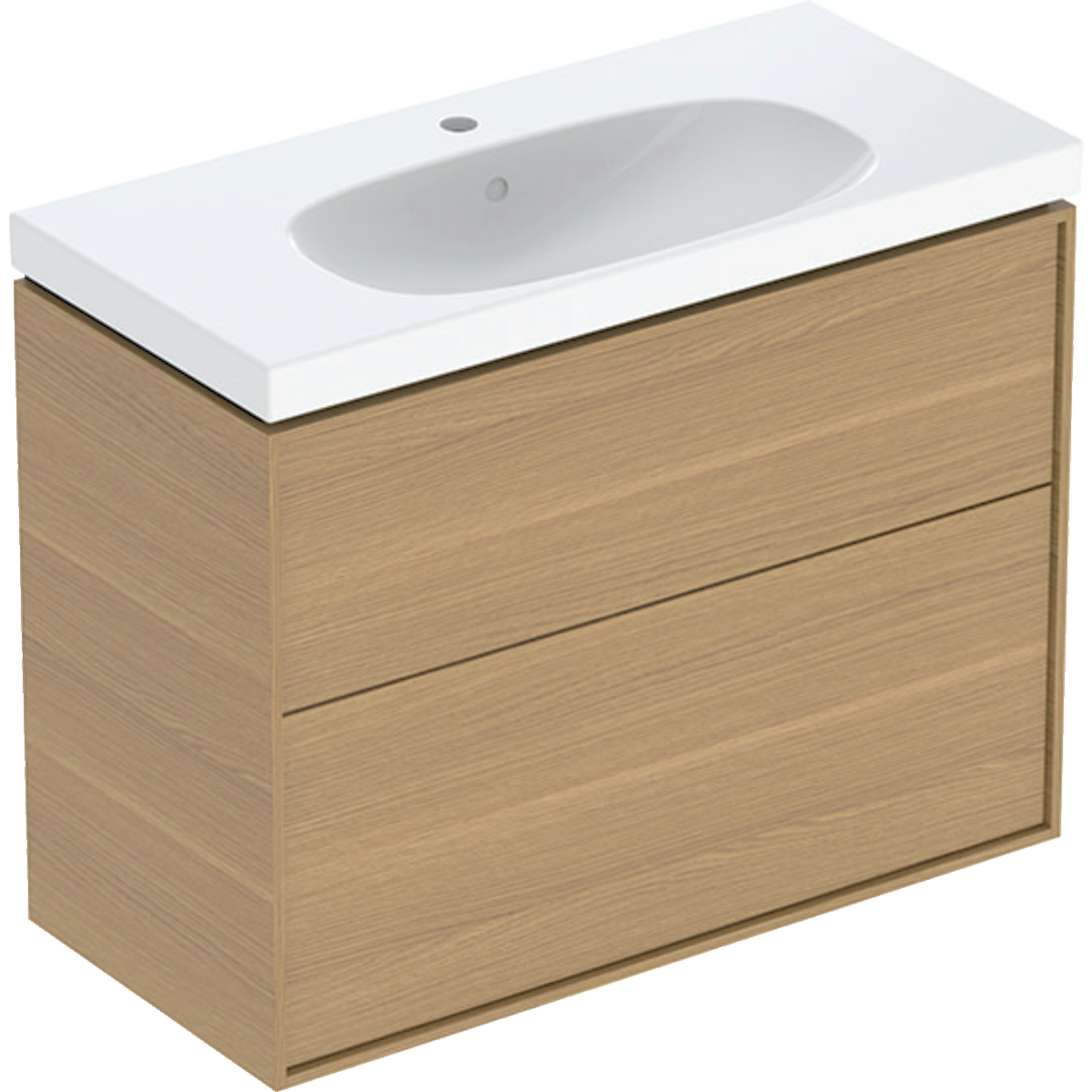 Tvättställsskåp Ifö Sense Art Kompakt 90 med Avställningsyta och 2 Lådor