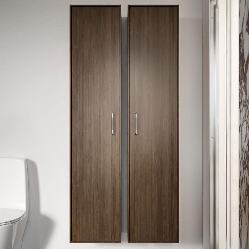 Högskåp Ifö Sense Art med en Dörr och en Innerspegel