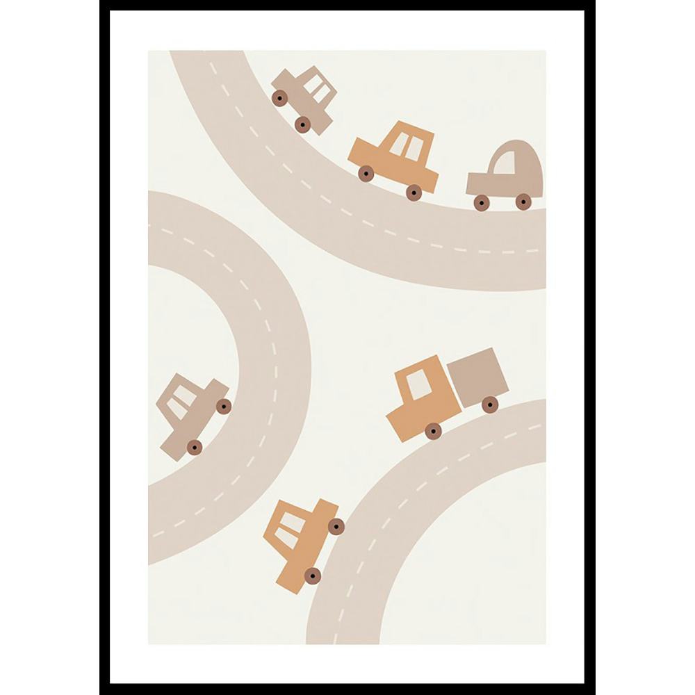 Poster Gallerix Cars And Roads