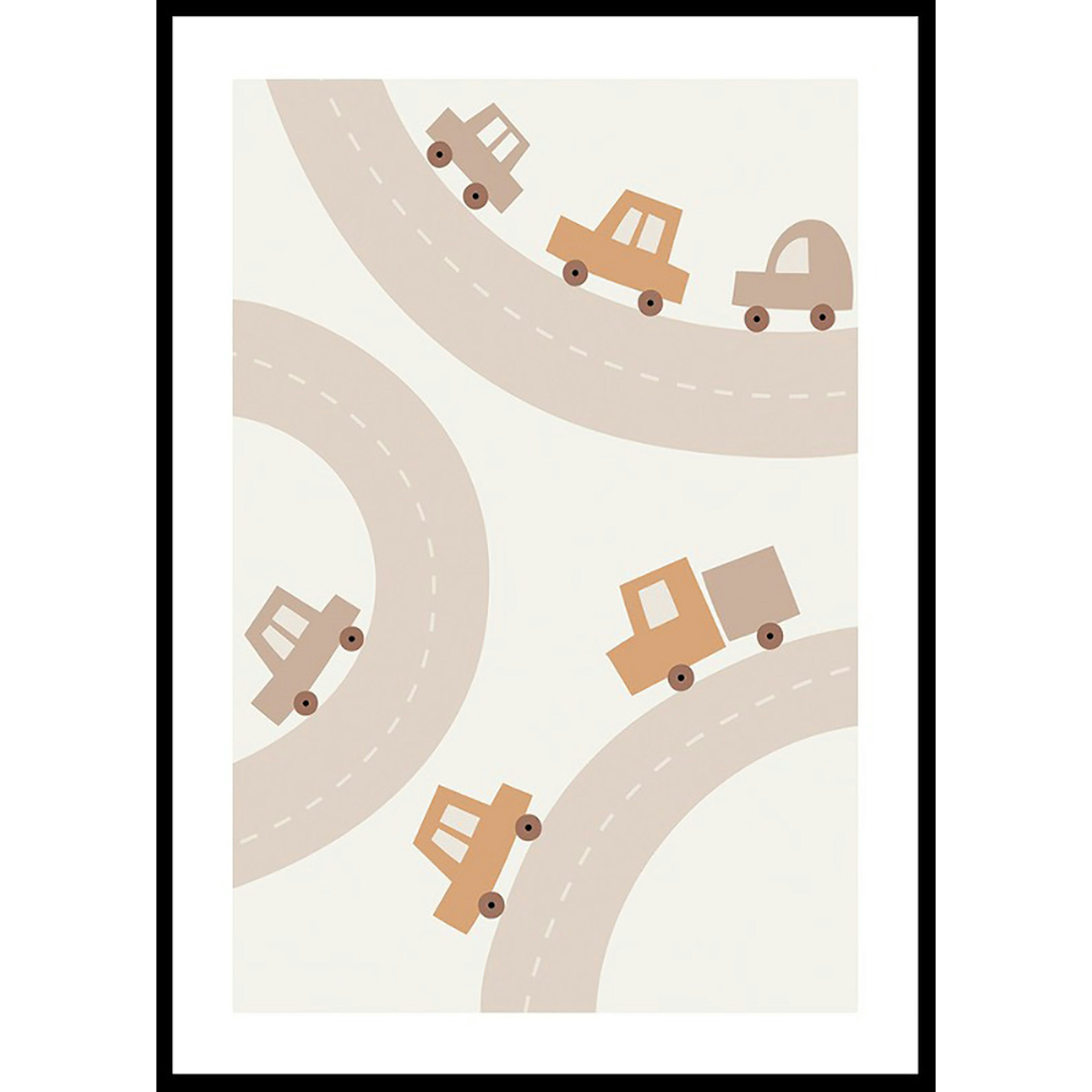 Poster Gallerix Cars And Roads