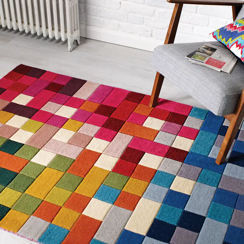 Luggmatta Flair Rugs Lucea Flerfärgad Ull