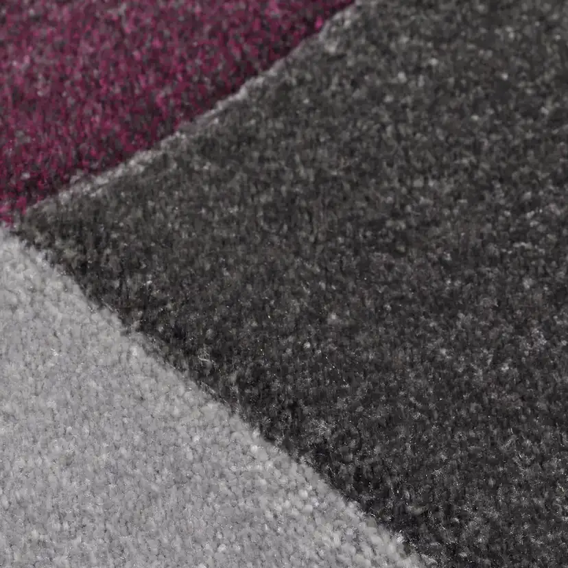 Friezematta Flair Rugs Cosmos Lila/Grå