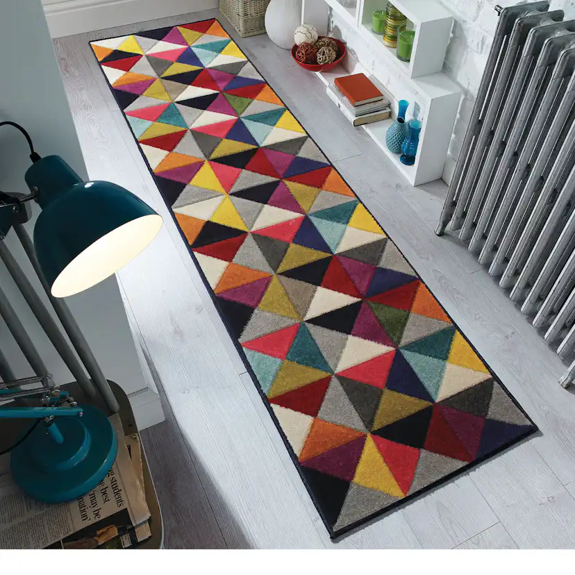 Friezematta Flair Rugs Samba Flerfärgad 66x230