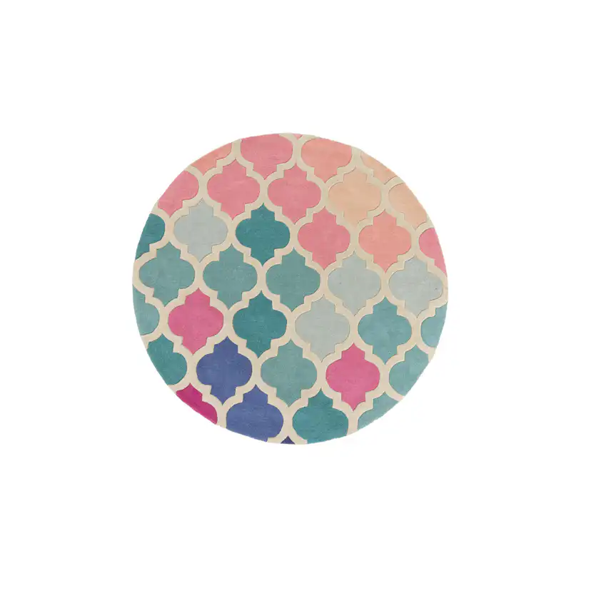 Luggmatta Flair Rugs Rosella Circle 160x160 Ull