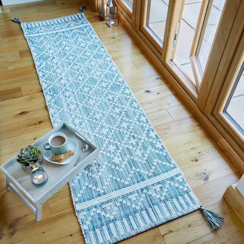 Gångmatta Flair Rugs Leela Runner Mönstrad 60x200