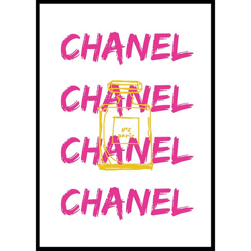 Poster Gallerix Chanel In Pink