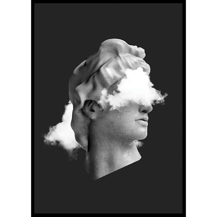 Poster Gallerix Clouded Statue