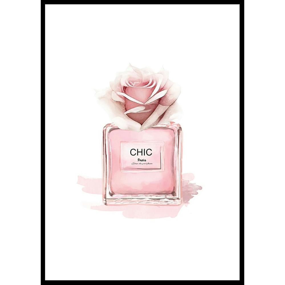 Poster Gallerix Chic Parfume Pink Rose