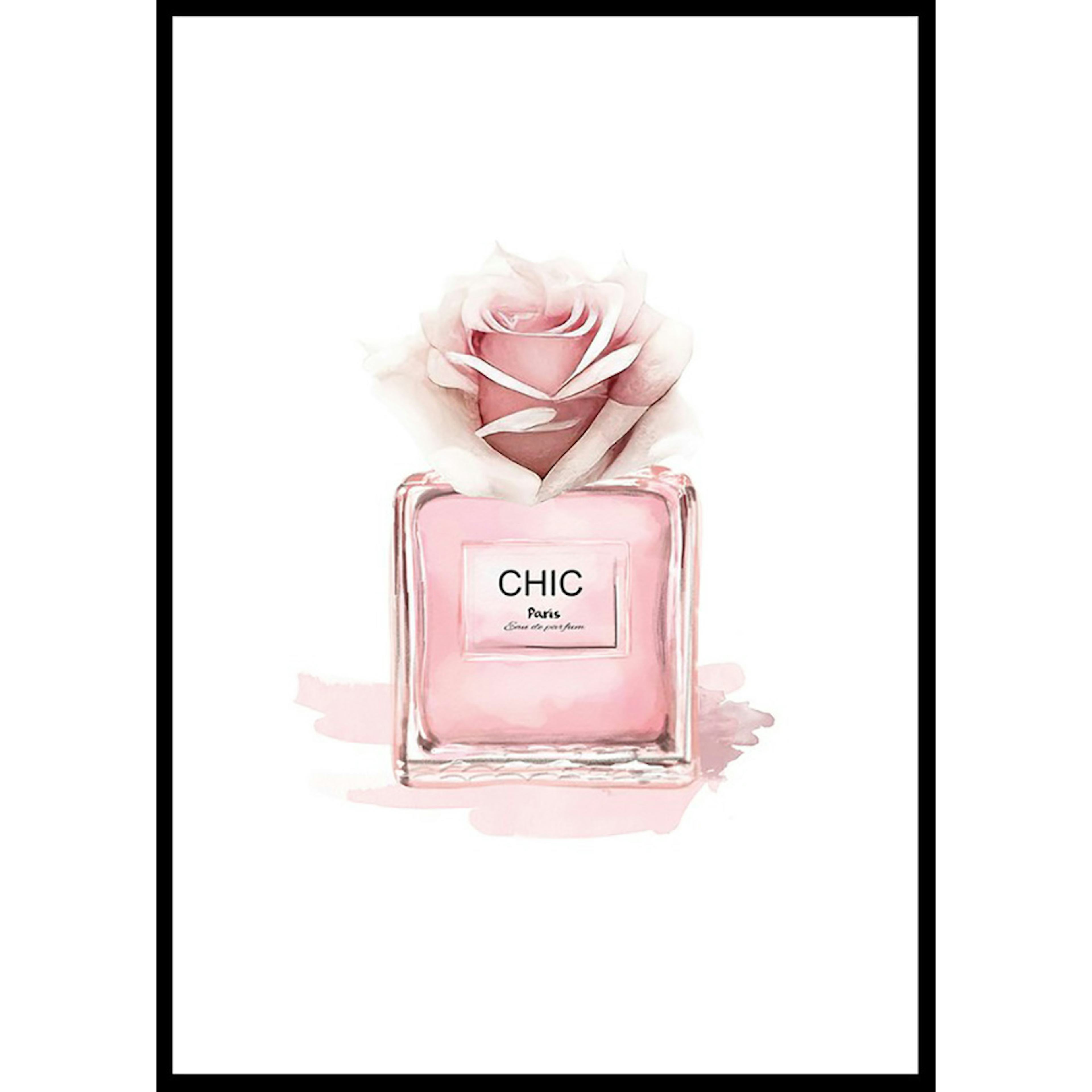 Poster Gallerix Chic Parfume Pink Rose