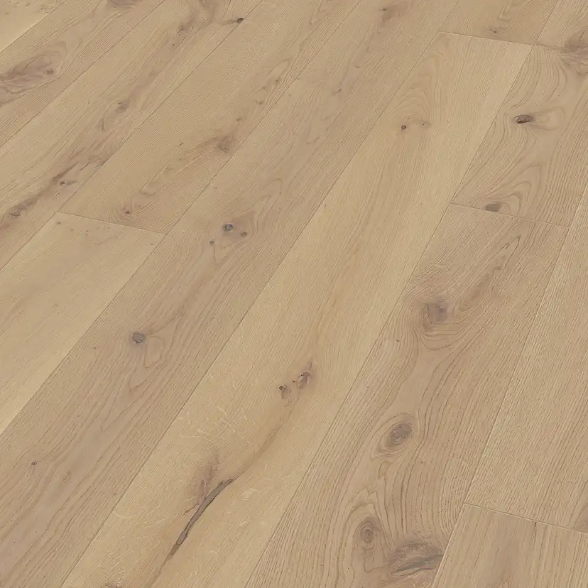 Parkettgolv Meister Authentic Cream Oak 9010 1-Stav Ultramatt Lack PD 400