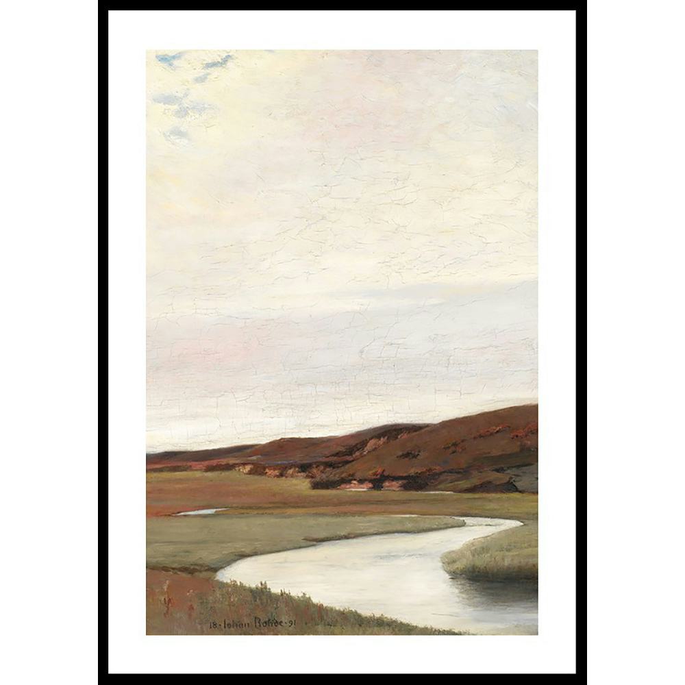 Poster Gallerix Sommerdag Ved Karup Å By Johan Rohde