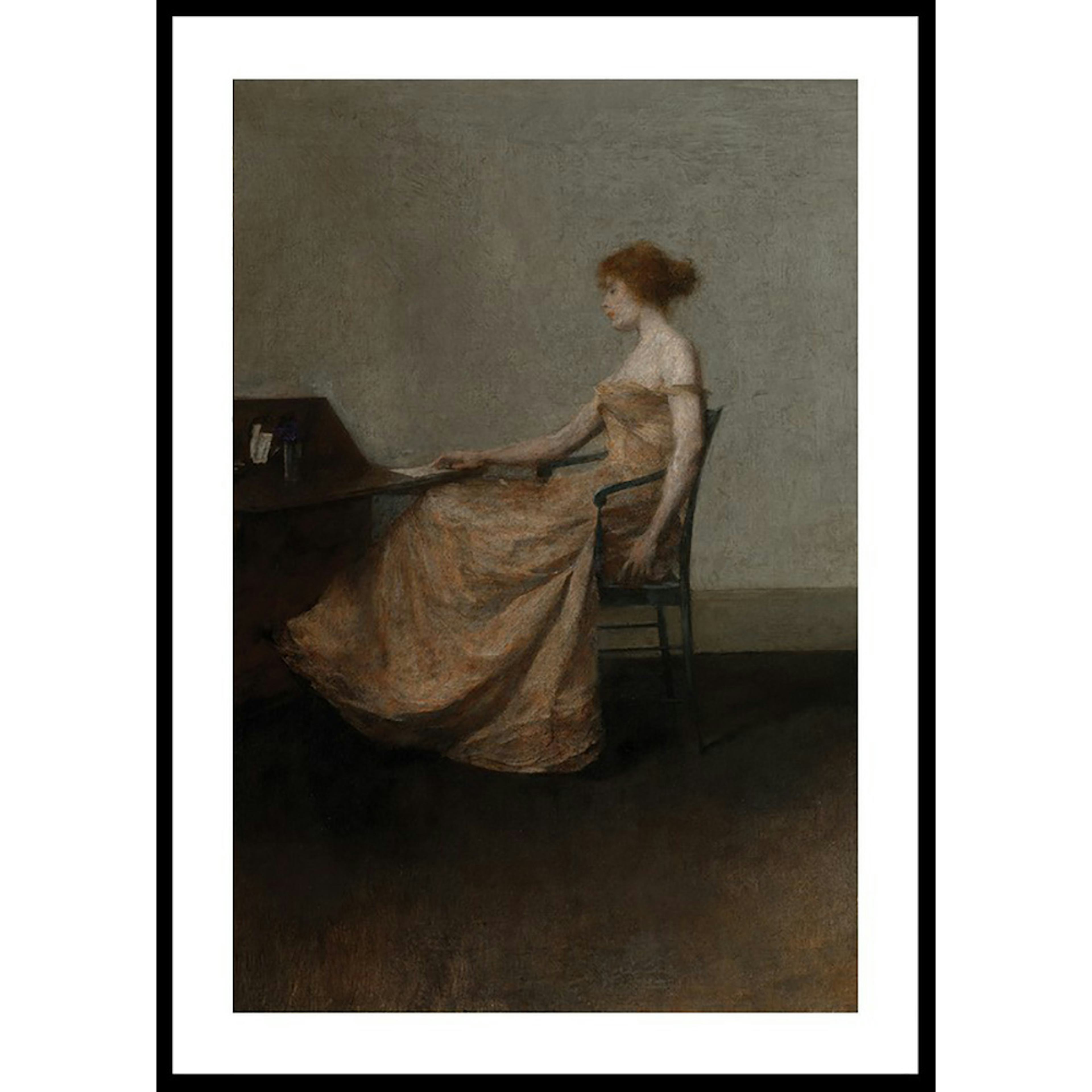 Poster Gallerix The Letter By Thomas Dewing