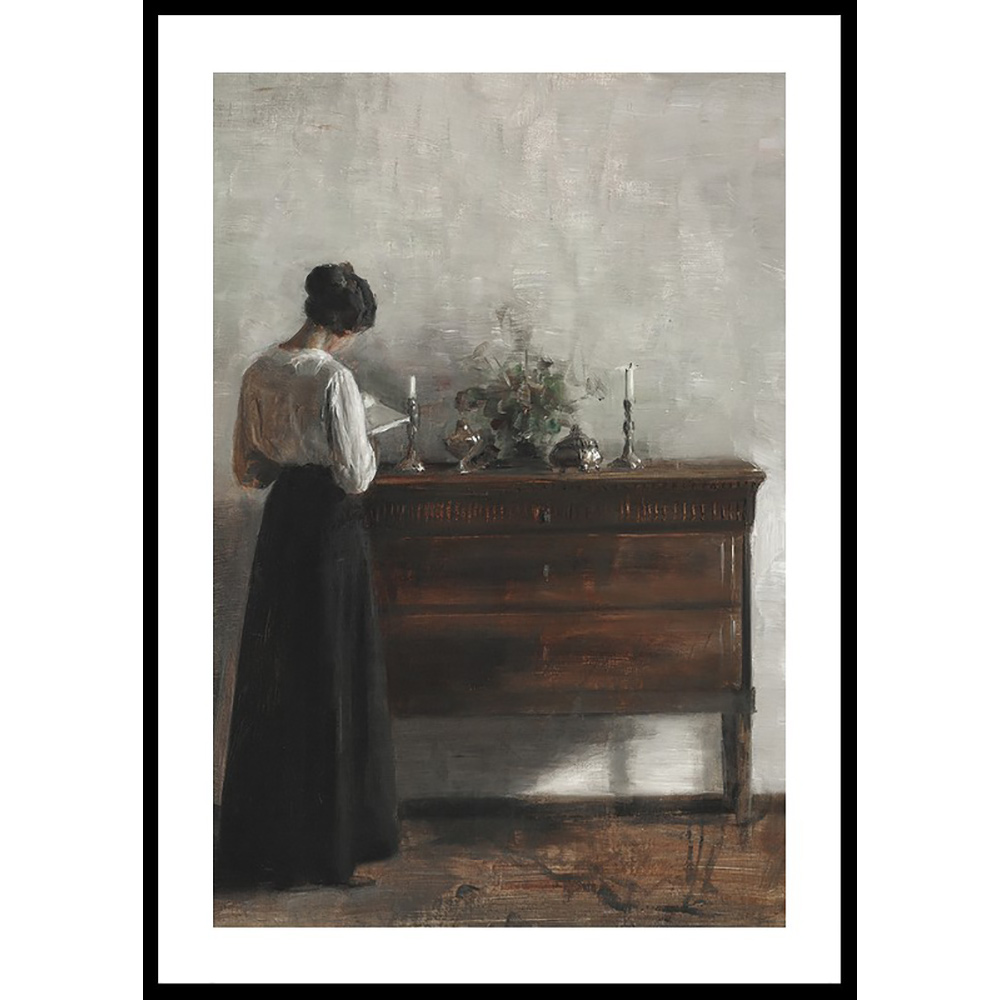 Poster Gallerix Interiør Med Kunstnerens Hustru By Carl Holsøe