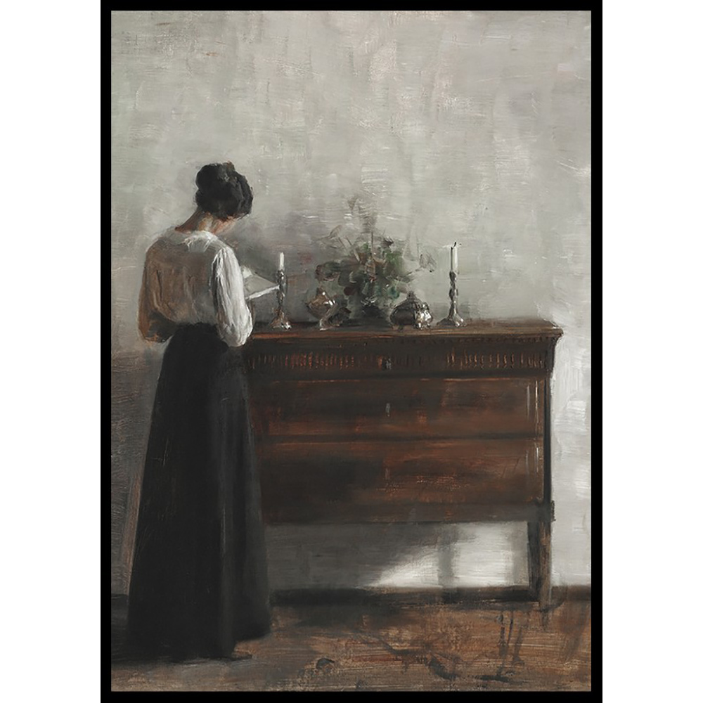 Poster Gallerix Interiør Med Kunstnerens Hustru By Carl Holsøe