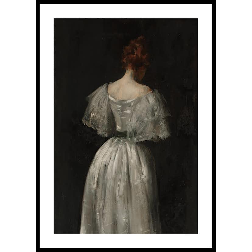 Poster Gallerix Seventeenth Century Lady By William Merritt Chase