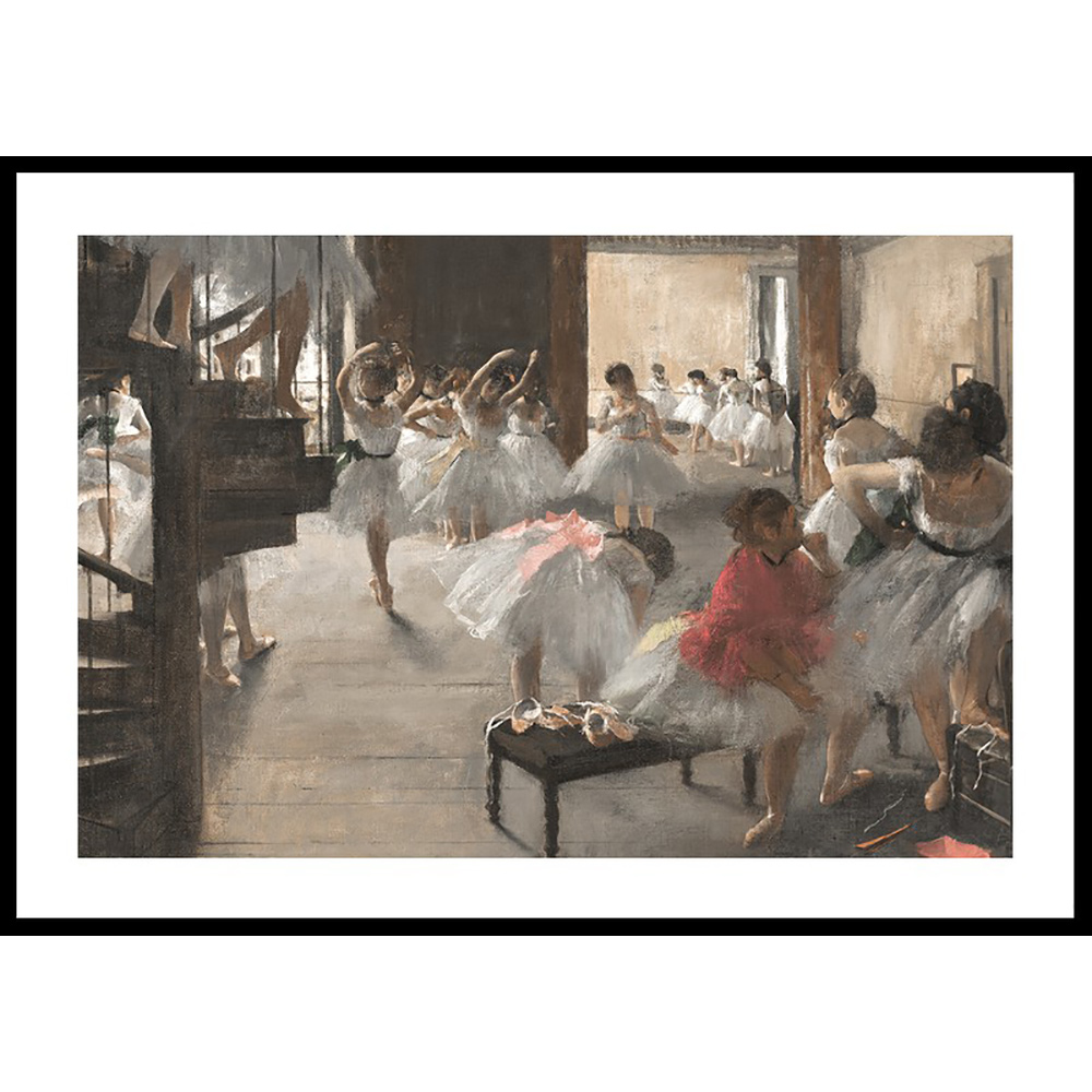 Poster Gallerix The Dance Class By Edgar Degas