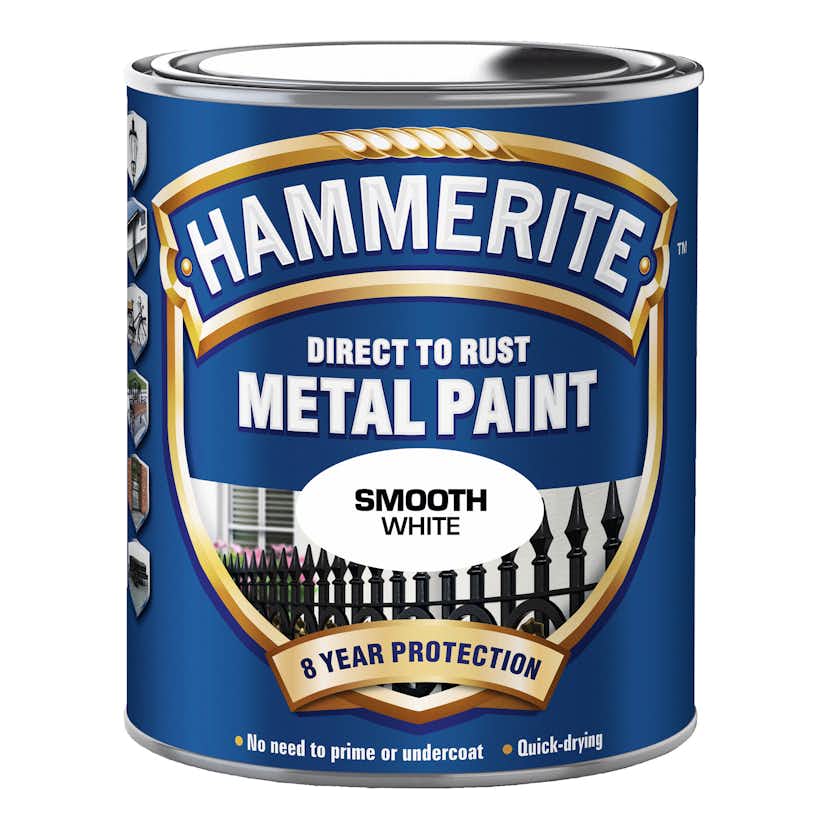 Lack Hammerite Slätlack Vit 250ml