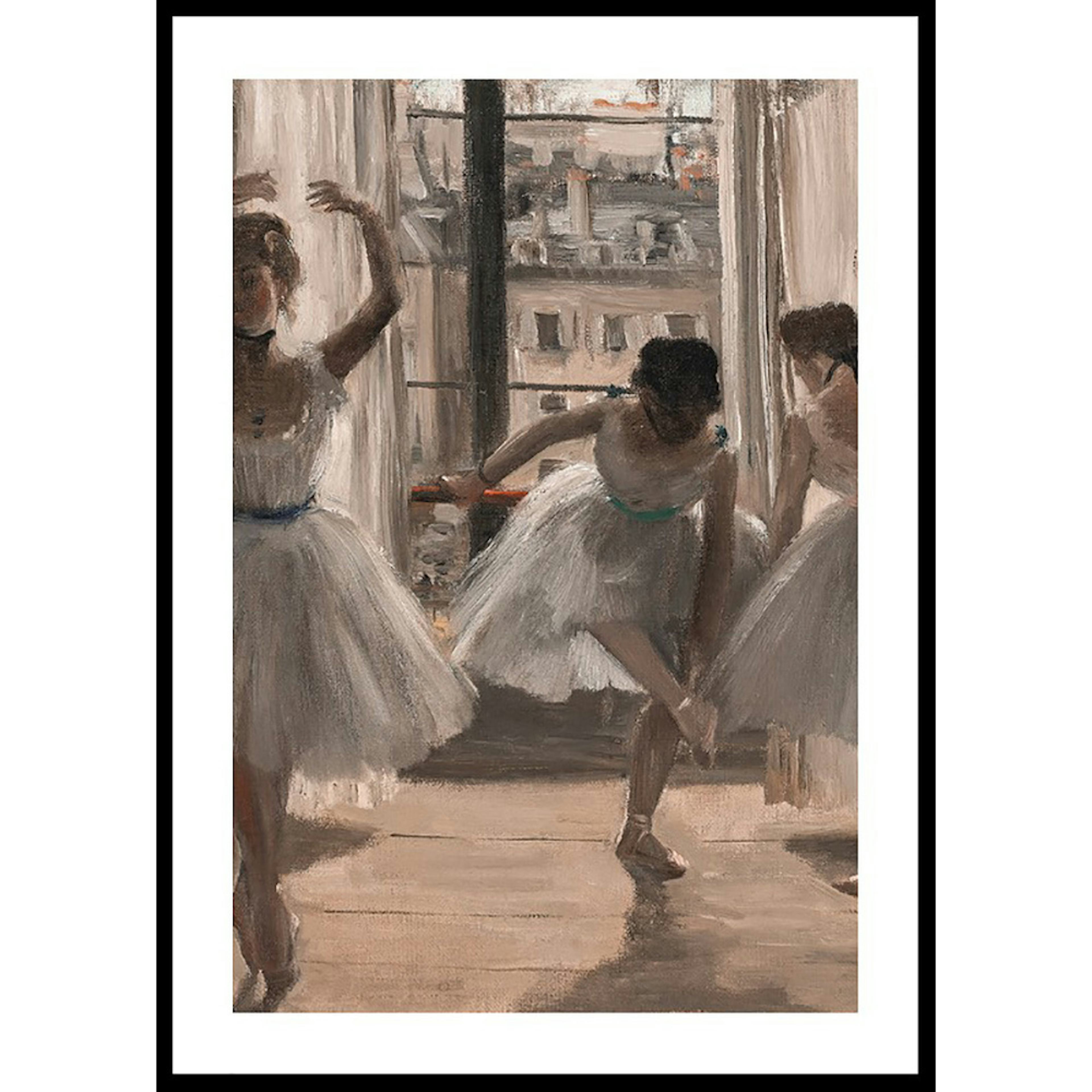 Poster Gallerix Danseuses Dans Une Salle D'exercice By Edgar Degas