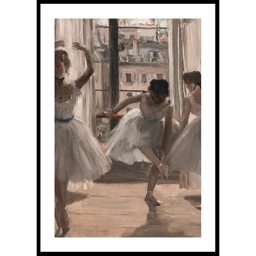 Poster Gallerix Danseuses Dans Une Salle D'exercice By Edgar Degas