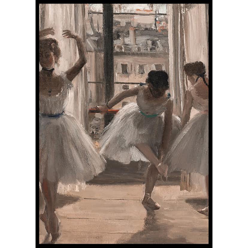 Poster Gallerix Danseuses Dans Une Salle D'exercice By Edgar Degas