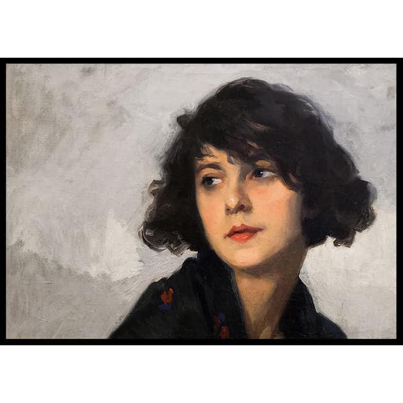 Poster Gallerix Femme Au Châle Vert By Cyprien Eugene Boulet