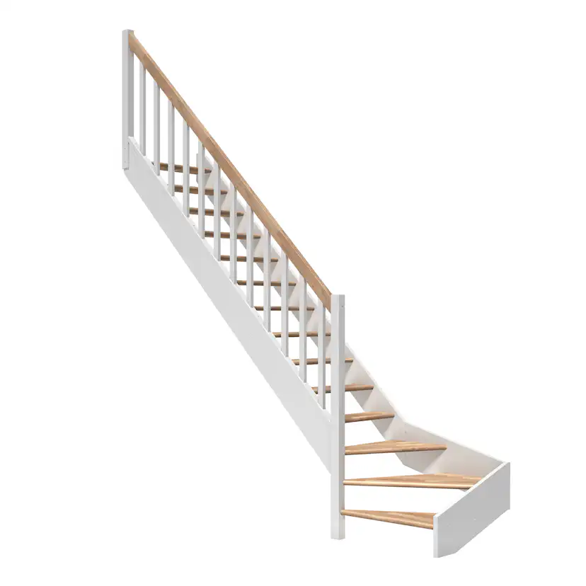 Spartrappa Dolle Paris L-form med Fyrkantigt Räcke utan Sättsteg