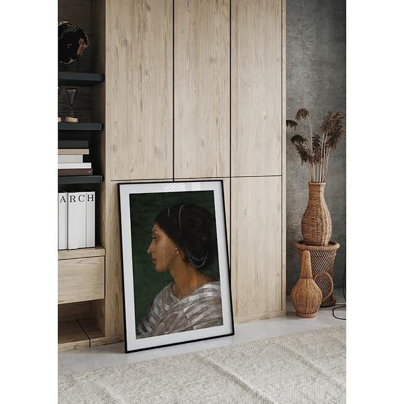 Poster Gallerix Head Of A Mulatto Woman (Mrs. Eaton) By Joanna Boyce Wells