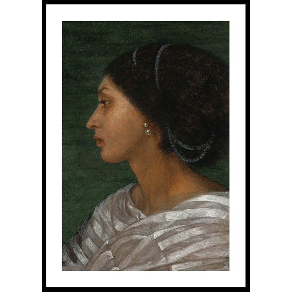 Poster Gallerix Head Of A Mulatto Woman (Mrs. Eaton) By Joanna Boyce Wells