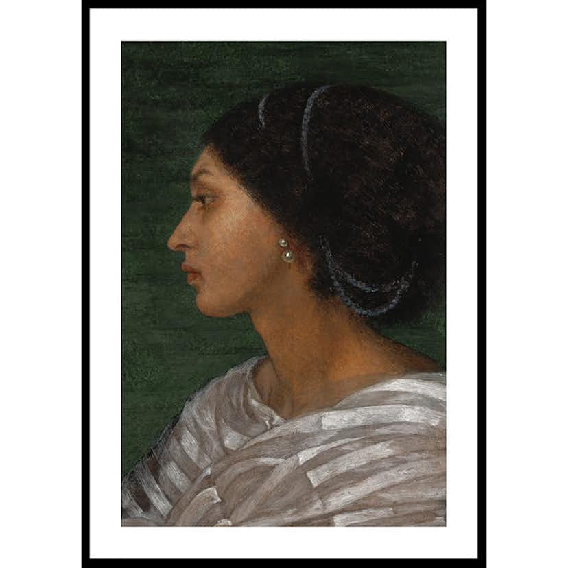 Poster Gallerix Head Of A Mulatto Woman (Mrs. Eaton) By Joanna Boyce Wells