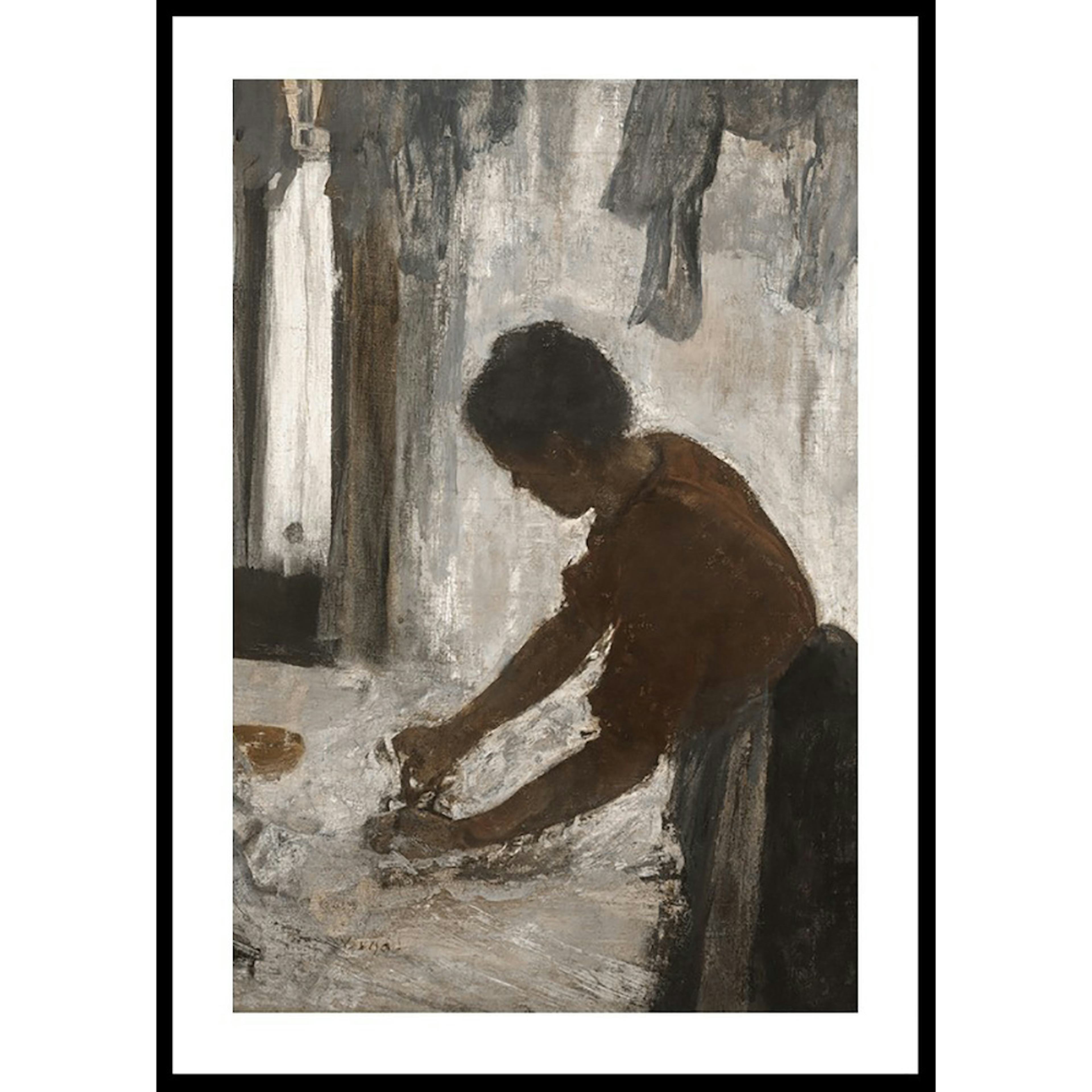 Poster Gallerix A Woman Ironing By Edgar Degas