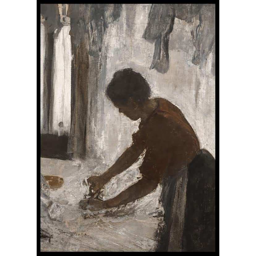 Poster Gallerix A Woman Ironing By Edgar Degas