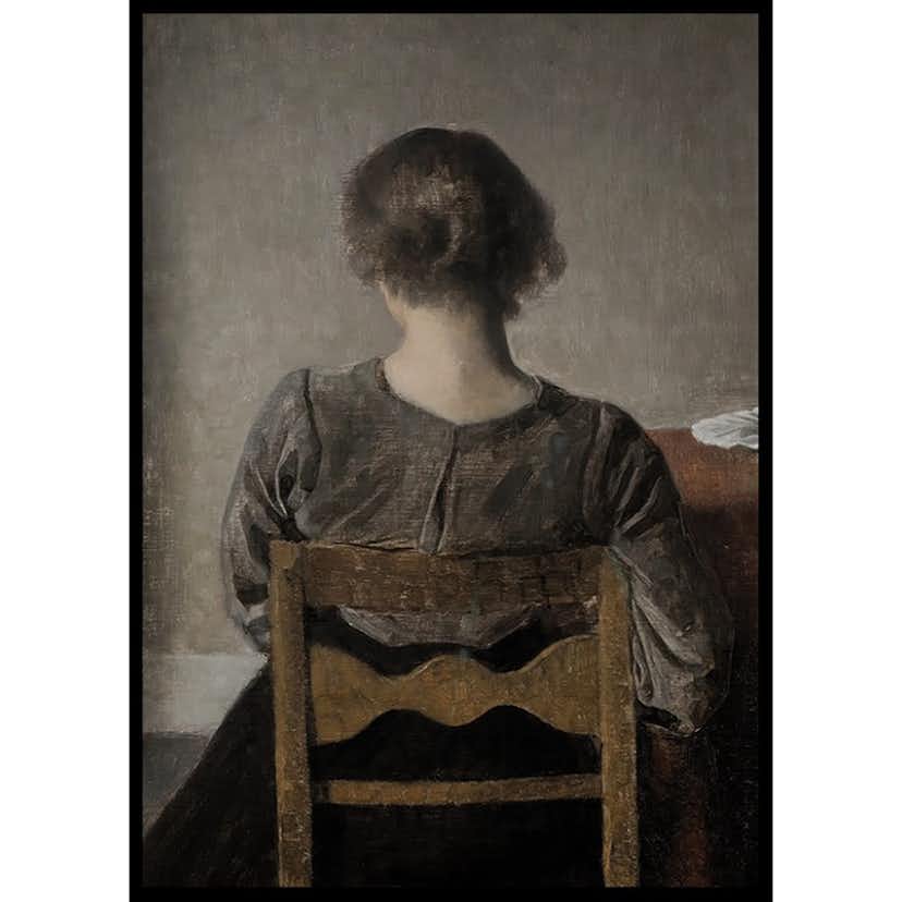 Poster Gallerix Hvile By Wilhelm Hammershøi