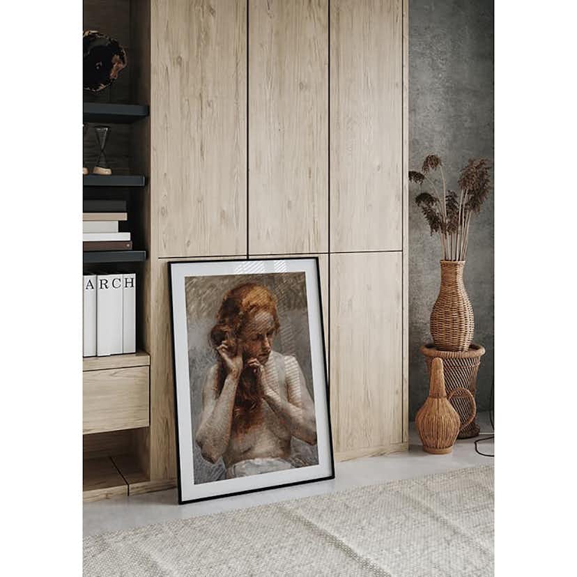 Poster Gallerix Weiblicher Halbakt By Vlaho Bukovac