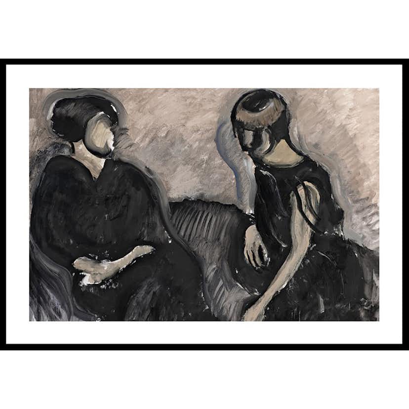 Poster Gallerix To Damer By Harald Giersing